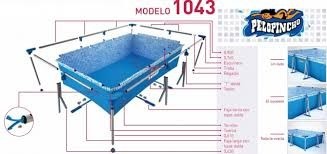 Pileta Piscina De Lona Pelopincho 1043. 2.70 X 1.60 X 0.65