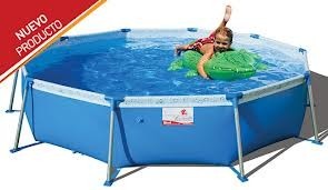 Pileta Piscina De Lona. Redonda. Tiburoncito Nº8 3.05 X 0.65