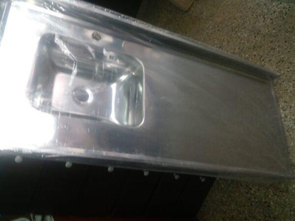 D_324515-MLA25257295698_012017-F.jpg Mesada Acero Inoxidable 1.20 X 0.60 Con Bacha Simple 29 X 38