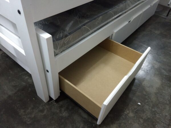 Cama Nido Doble Con Cajonera (3 Cajonera). Pino Lustrado 213
