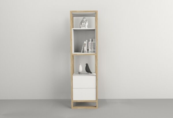 Columna Torre Organizador 173 X 48 X 38- 2 Cajones- Cod 4205