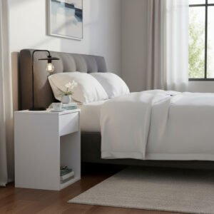 Mesa De Luz Para Sommier- 1 Cajon 60 X 40 X 35- Dld 08