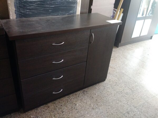 D_607197-MLA46283567627_062021-F.jpg Comoda Cajonera 1.20 Mts. + 2 Mesas De Luz Melamina