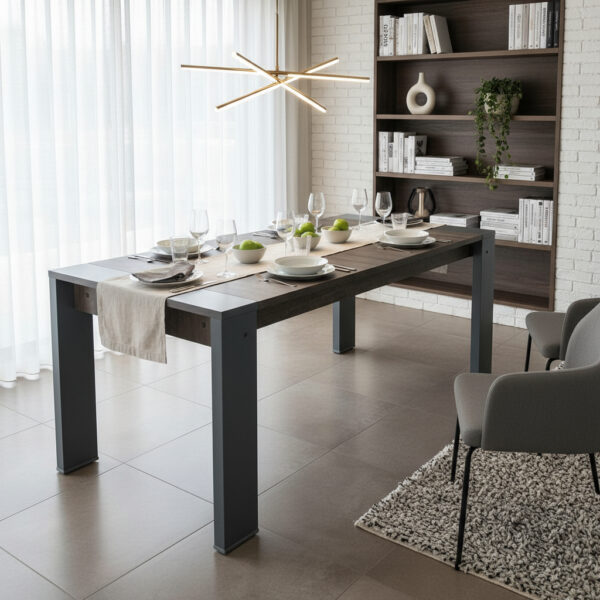 D_607681-MLA93313304357_092025-F.jpg Mesa Cocina Comedor Fija 140 X 90. Dynamic- Patas Melamina