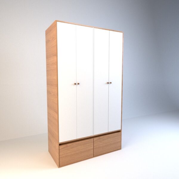 D_608566-MLA51264237610_082022-F.jpg Ropero Placard 4 Puertas, 2 Cajones. 1.20 X 2.12- Cod. 6006