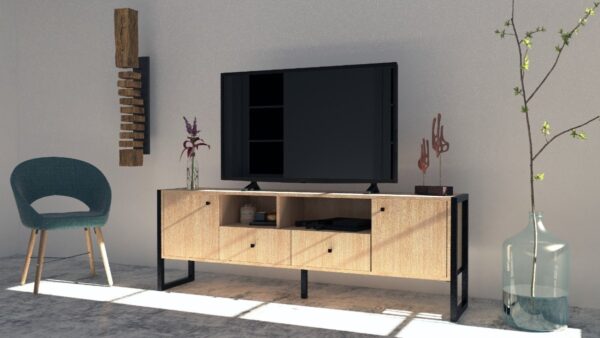 Rack Mesa Para Tv Led 65 - Estructura De Caño- Dst 05