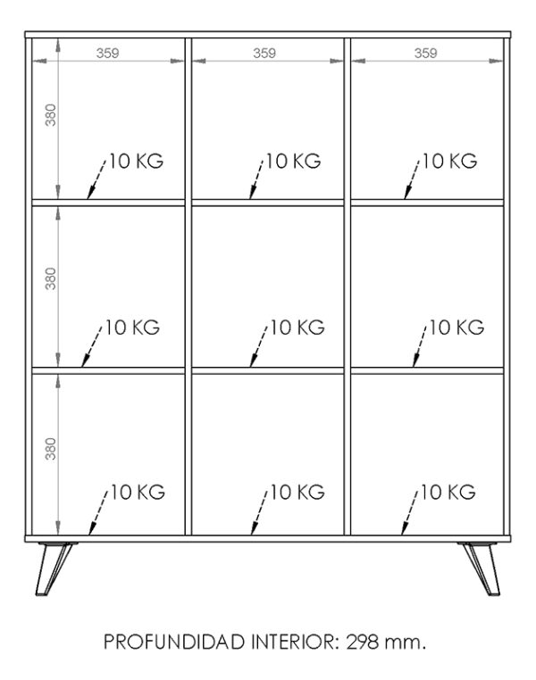 Despensero Organizador Contenedor. Le 110-- 115-141-30-