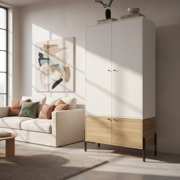 D_619380-MLA93265574965_092025-F.jpg Estanteria Organizador 4 Puertas, 183 X 90 Cod. 4254