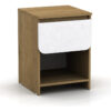 Mesa De Luz Para Sommier 1 Cajon- 1 Estante Cod. 732270