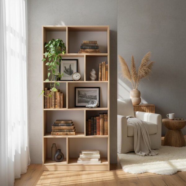 Biblioteca Estanteria Organizador- Zig Zag- 180 X 80 X 35