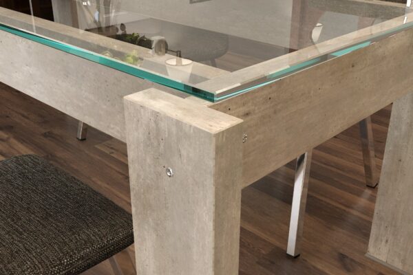 D_626723-MLA50423394885_062022-F.jpg Mesa Fija Cuadrada 1.40 X 1.40- Con Tapa De Vidrio- Vitro