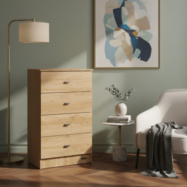 Cajonera Chifonier Comoda 4 Cajones Dakar Zero. Cod. 56867