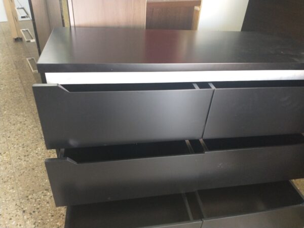 Comoda Chiffonier Laqueada Con 6 Cajones Duna- 110-80-38