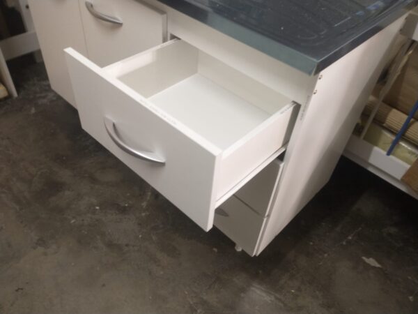 Bajo Mesada Con Mesada Acero Inoxidable 120 X 82 X 50