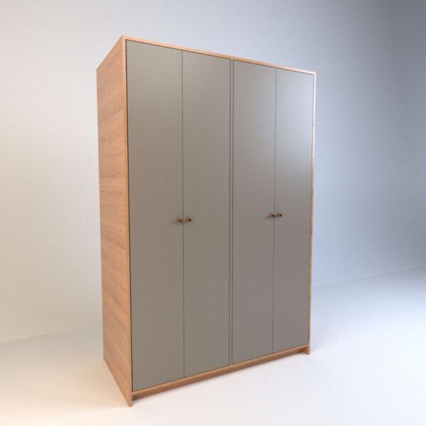 Ropero Placard 4 Puertas, 2 Cajones. 1.20 X 1.80- Cod. 6005