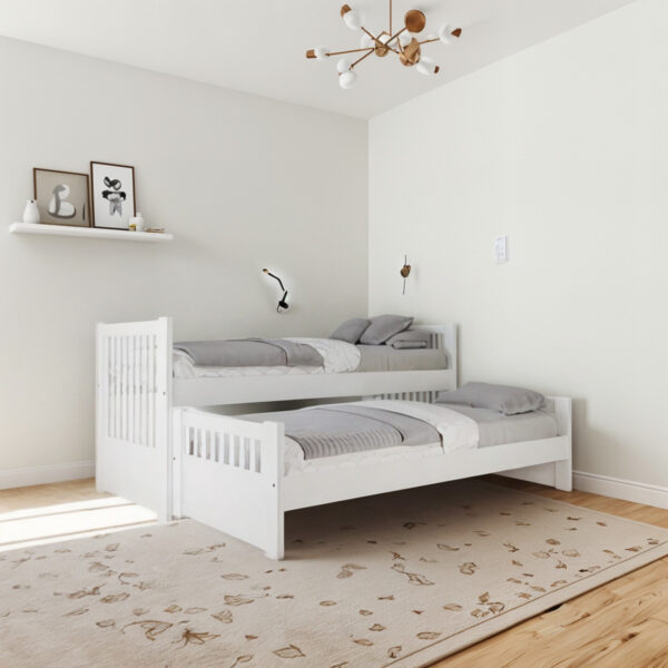 D_629766-MLA89085272090_082025-F.jpg Cama Nido Doble Sin Carro Cama- Pino Lustrado- Cod. 109