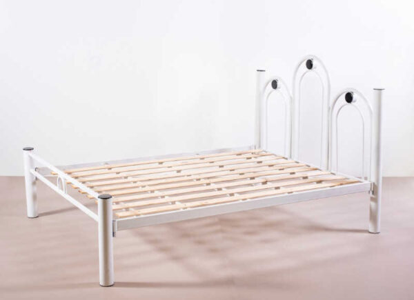 D_630357-MLA72206126197_102023-F.jpg Cama 2 Plazas 1.40 Mts. Caño Reforzado. Mod. Romana