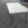 Mesa Cocina Comedor Kaunas. Tapa Melamina Base Crom 120 X 82