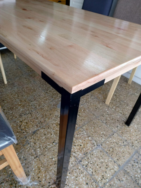 Mesa Cocina Comedor 1.40 X 80. Tapa Paraiso Base De Caño 4 P