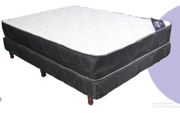 Conjunto Sommier Espuma Alta Densidad Monaco 140 X 23 X 190