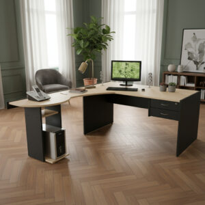 Mesa Escritorio En L, Puesto De Trabajo Izquierdo Cod. 914