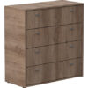 Comoda Cajonera Chifonier 4 Cajones 90 X 92 X 47. Nature
