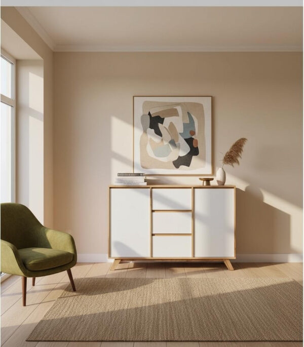 D_641003-MLA93265482675_092025-F.jpg Bahiut Vajillero Organizador Nordico- Paraiso- 1.40 X 0.95