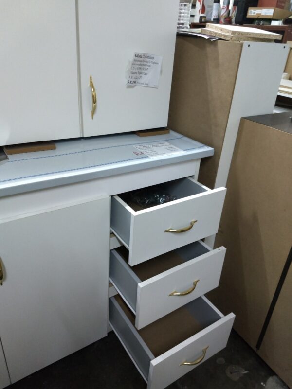 D_641229-MLA32198747265_092019-F.jpg Oferta Bajo Mesada + Alacena 1.20 Mts. Con Mesada Acero Inox