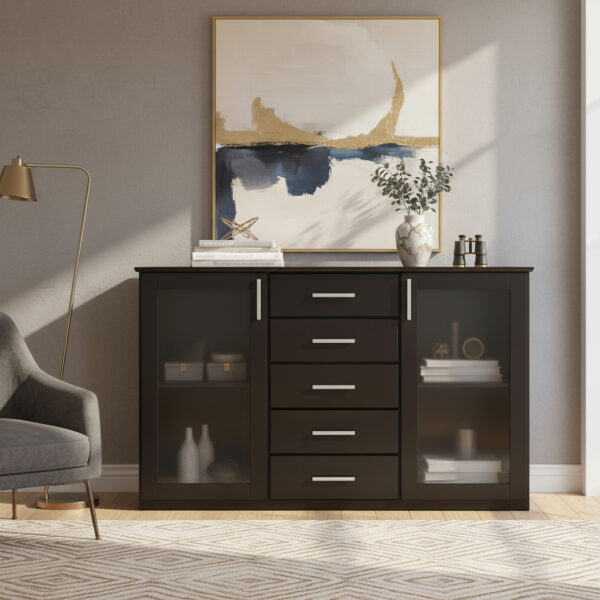 Bahiut Vajillero Corpus- 4 Puertas, 2 Cajones Cod. 330