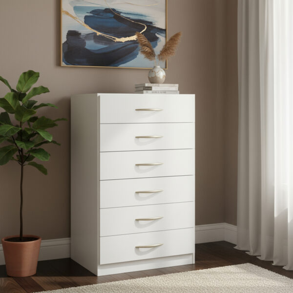 Chiffonier Cajonera 6 Cajones Correderas Metalicas Cod. 920