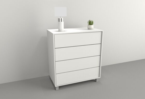 Cajonera Chiffonier 4 Cajones- Sistema Push. Cod. 6055