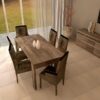 Mesa Cocina Comedor Fija 180 X 90- Patas Melamina. Capri
