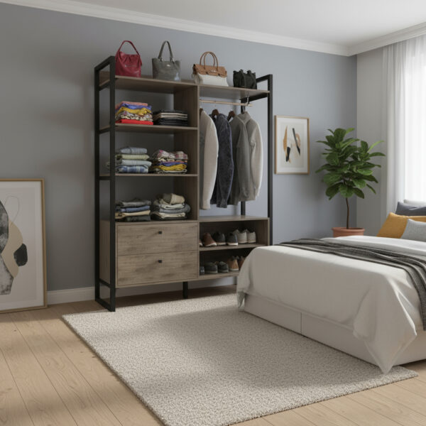 Ropero Armario Organizador Funcional Cajones, Puertas- Dst25