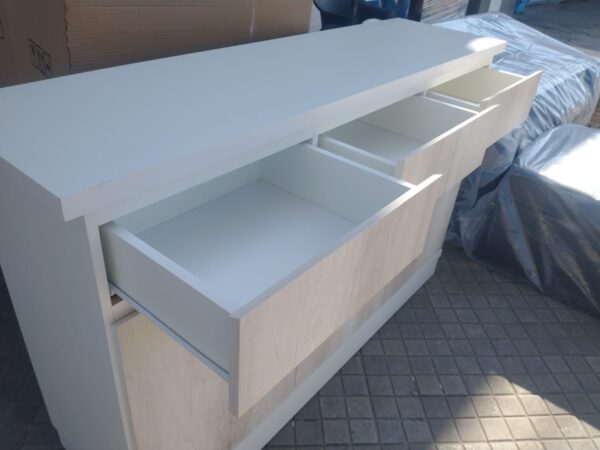 Bahiut Rack Vajillero 3 Caj. 4 Puertas- Mdf- 140 X 90 X 39