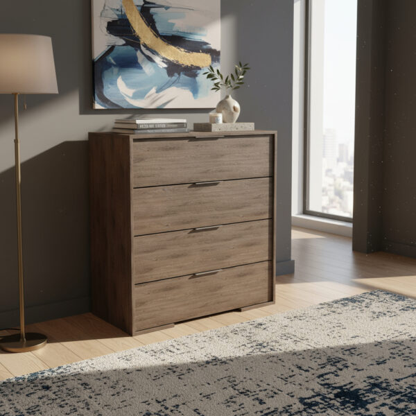 Comoda Chiffonier Duo 4 Cajones- 90 X 80 X 40 Dld 02