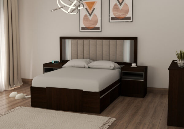 D_648051-MLA83883166275_042025-F.jpg Respaldo P- Sommier Tapizado Kyomu C/ Luz Led, Usb Y Vidrio