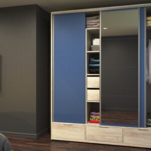 D_648430-MLA51302906730_082022-F.jpg Ropero 3 Puertas, 2 Cajones Internos- 180 X 218 X 58- Duo 03