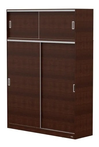 Placard 1,80 Mts. 2 Puertas Corredizas Con Baulera. Dakar