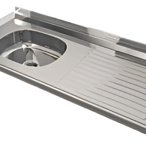 D_650722-MLA78557272234_082024-F.jpg Mesada D Acero Inoxidable 1.40 X 0.50. Pileta Simple Duranox