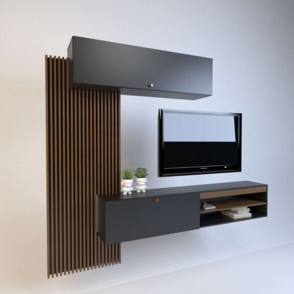 Panel Rack Organizador Flotante P- Tv.- 220 X 190. Cod. 1111