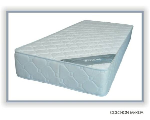 Conjunto Sommier Resortes Merida 80 X 24 X 190 Inpolcor