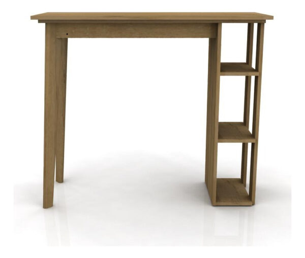 Mesa Barra Desayunadora Escandinava Con Estantes Cod. 455090