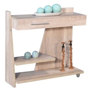 Mesa De Arrime, Apoyo Tatto Con Estante Y Cajon. Cod. 5751