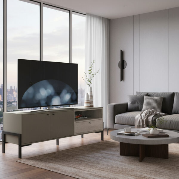 D_658931-MLA93758812887_092025-F.jpg Rack Para Tv Led 1.50 X 0.55 Patas De Caño Cod. 4251-