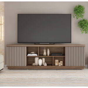 D_659067-MLA95061815768_102025-F.jpg Estante Para Tv Camemmun Symmetry Nogueira/fendi De 180 Cm, Hasta 75