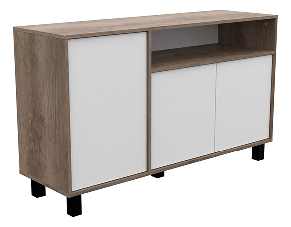 Aparador Bahiut Vajillero Mosconi Doors 1,30 Nebraska Gr Bla