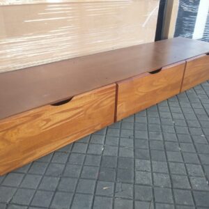 Carro Cajonero Para Bajo Cama. Con 3 Cajones. Cod. 218