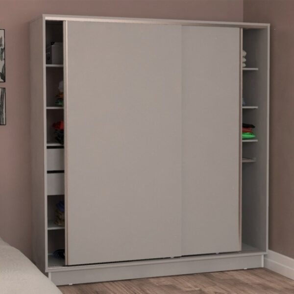 D_664081-MLA44613095271_012021-F.jpg Ropero Placard Organizador- 2 Ptas Corred. 2 Caj. Int Pe-180