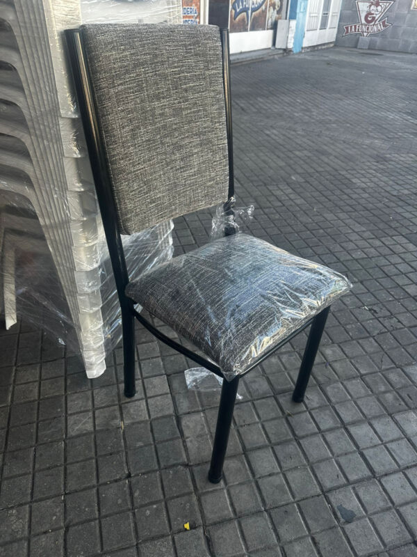 Sillas De Cocina- Comedor Caño Reforzado. Fantasia. Chenille