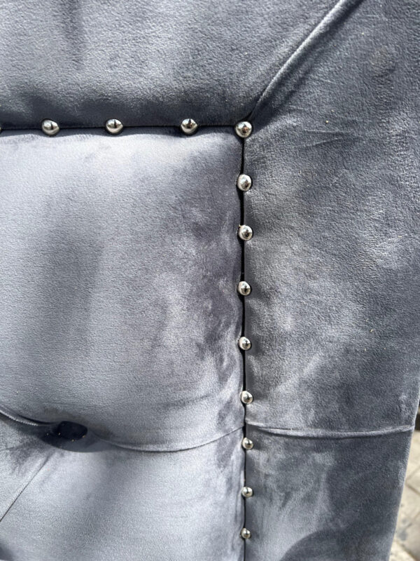 D_664240-MLA79830438819_102024-F.jpg Respaldo Para Sommier Tapizado- Capitone Con Tachas 1.60 Mts